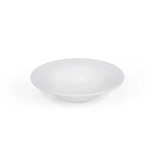 Furtino England Row 17.4cm/7" White Porcelain Bowl - HorecaStore