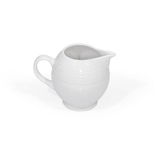 Furtino England Row 25cl/8.5oz White Porcelain Jug/Creamer - HorecaStore