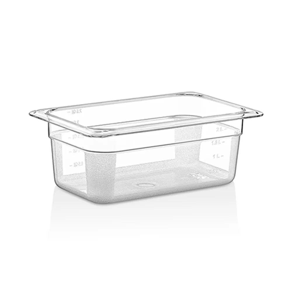 Rubber Plas Tech Polycarbonate GN 1/4 Container 10 cm deep - HorecaStore