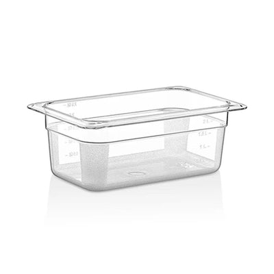 Rubber Plas Tech Polycarbonate GN 1/4 Container 10 cm deep - HorecaStore