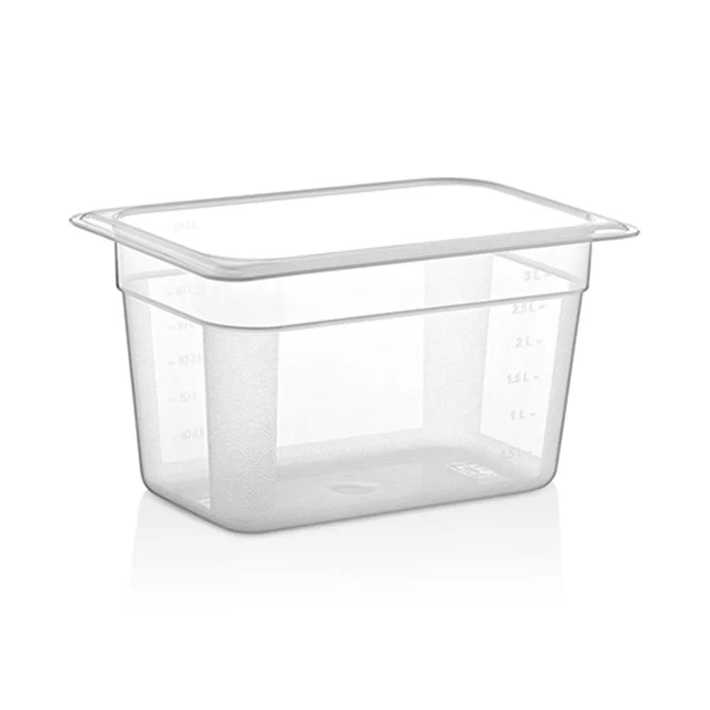 Rubber Plas Tech Polycarbonate GN 1/4 Container 15 cm deep - HorecaStore