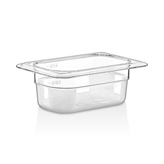 Rubber Plas Tech Polycarbonate GN 1/9 Container 6.5 cm deep - HorecaStore