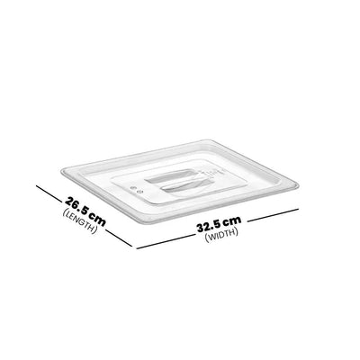 Rubber Plas Tech Polycarbonate GN 1/2 Lid 32.5 x 26.5 cm - HorecaStore