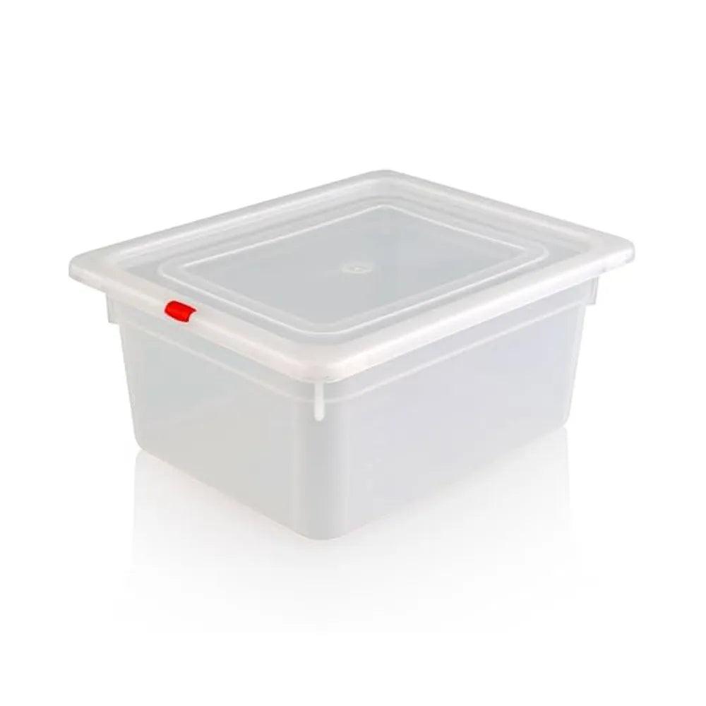 Rubber Plas Tech Polypropylene GN 1/2 Container With Lid 15 cm deep - HorecaStore