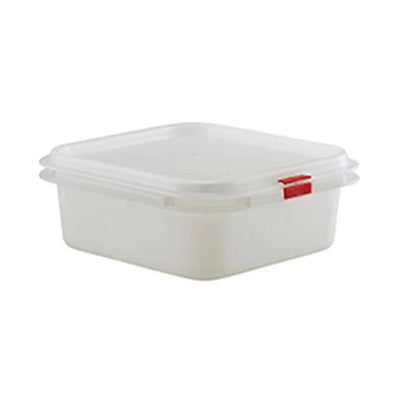 Rubber Plas Tech Polypropylene GN 1/6 Container With Lid 6.5 cm deep - HorecaStore