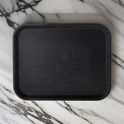 Rubber Plas Tech Black Service Tray Plastic 53 x 32 cm - HorecaStore