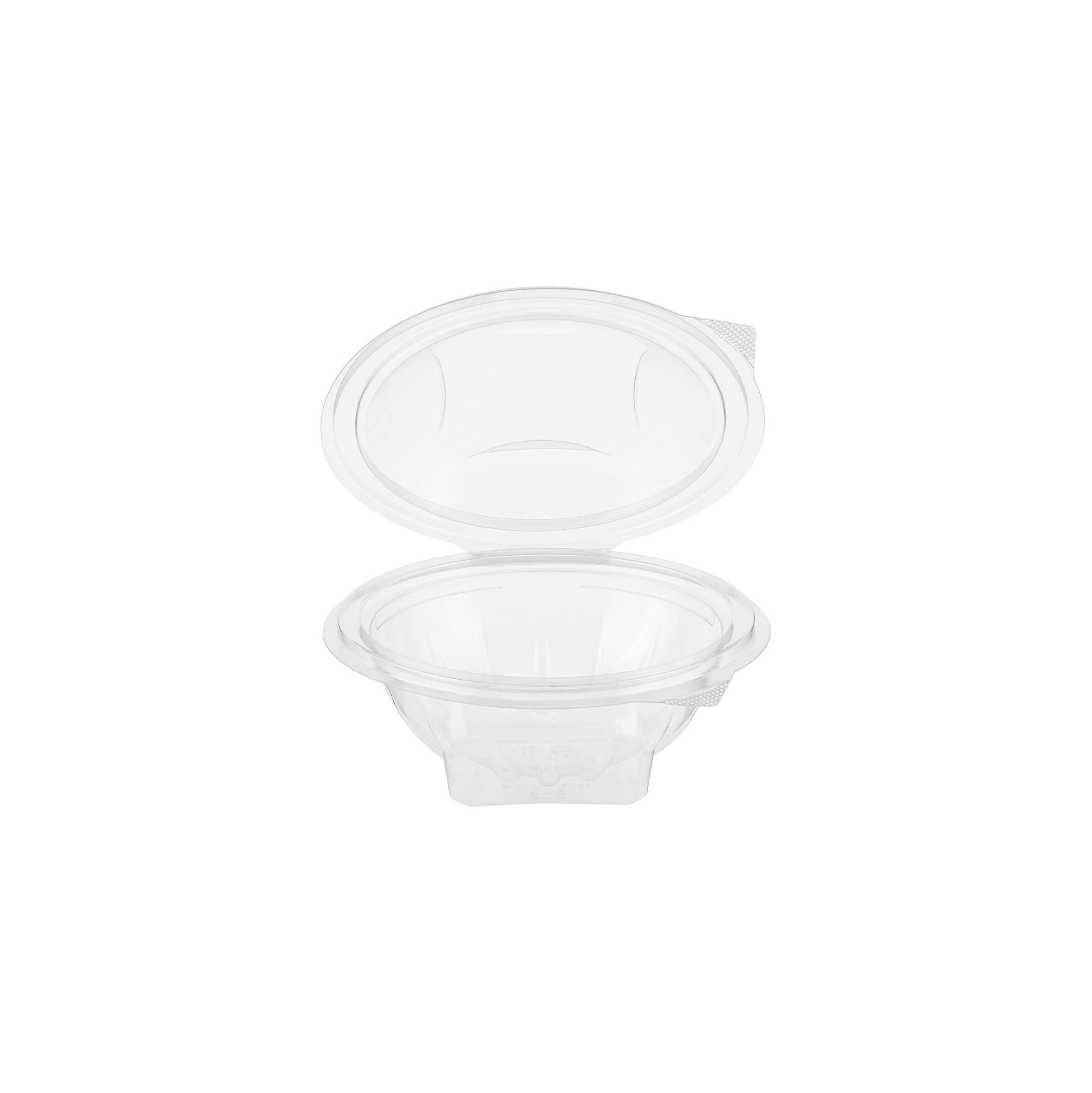 hotpack flower design clear hinged salad bowl 710 ml 300 pcs