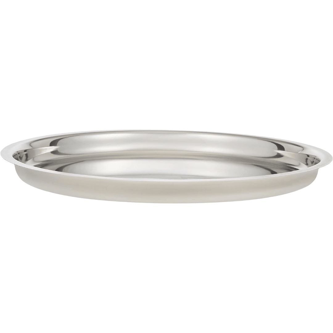 Raj Beaded Steel 26.5CM Thali Silver