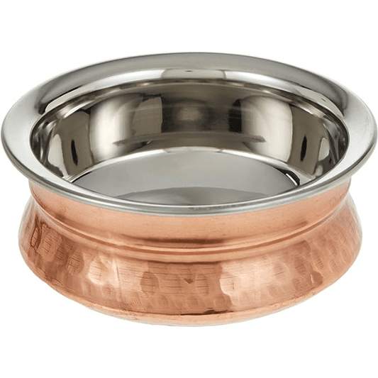 Raj Serving and cooking Copper Handi without Lid 13CM