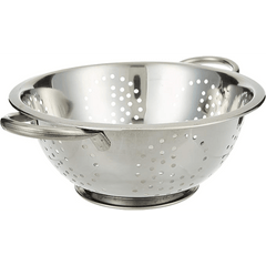 THS Stainless Steel Colander/Strainer Silver 28CM