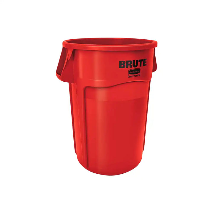 rubbermaid brute container 167l without lid red