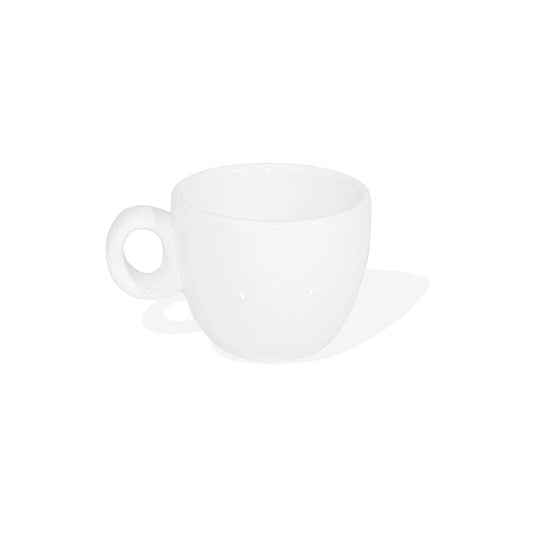 Furtino England Sphere 8cl (3oz) White Porcelain Espresso Cup - HorecaStore