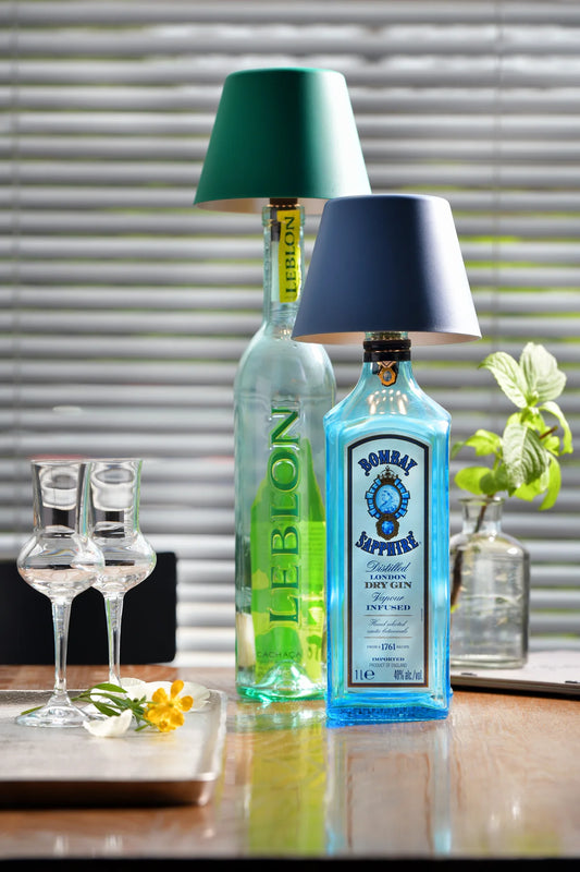 Sompex Top 2.0 Bottle Table Lamp (Matte finish), Green