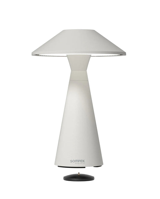 Sompex Move table lamp, H30.5 cm, White