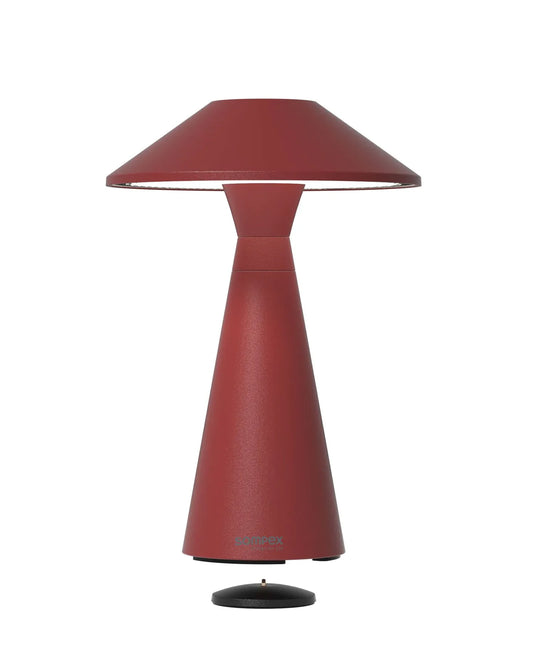 Sompex Move table lamp, H30.5 cm, Red