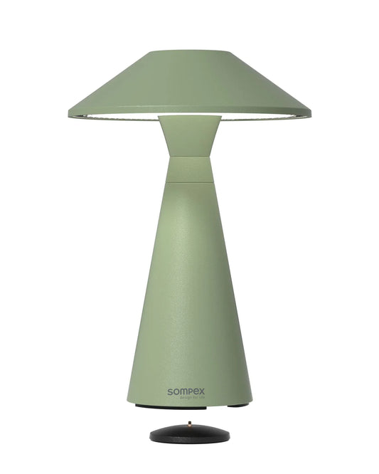 Sompex Move table lamp, H30.5 cm, Olive Green