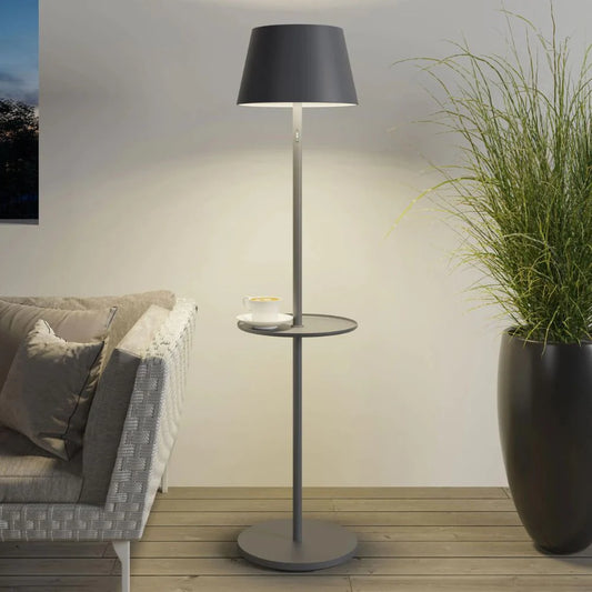 Sompex Garcon outdoor floor lamp, matte finish H105 cm, Anthracite