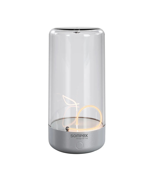 Sompex Pulse table lamp H14.5 cm, Silver