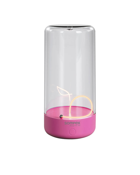 Sompex Pulse table lamp H14.5 cm, Neon Pink