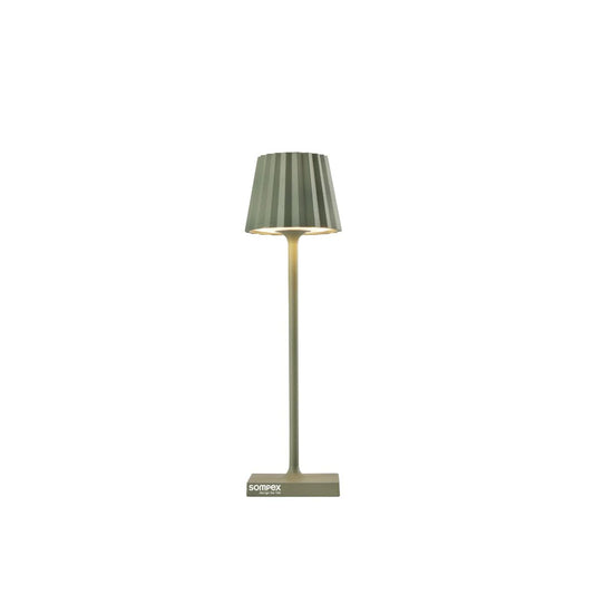 Sompex Troll Nano Table Lamp (Matte finish), Olive Green