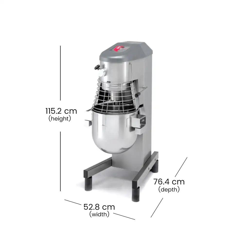 Sammic BE-30 Planetary Mixer 3 Phase Motor Bowl Capacity 30 Liters 1100W - HorecaStore