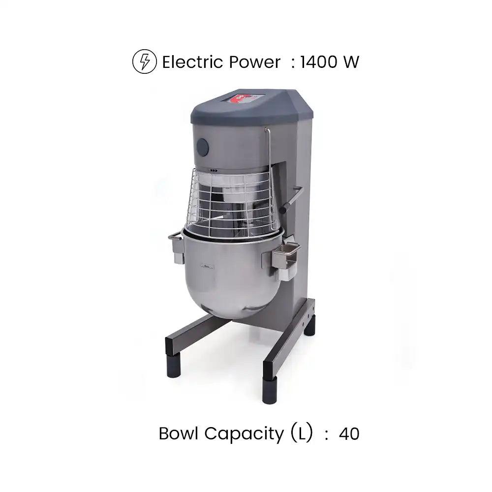 Sammic BE-40 Planetary Mixer 3-Phase Motor Bowl Capacity 40 Liters 1400W - HorecaStore