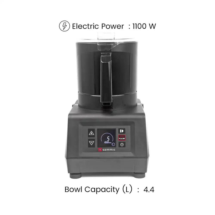 Sammic KE-4V Food-Processor Bowl Capacity 4.4 Liters 1100W - HorecaStore