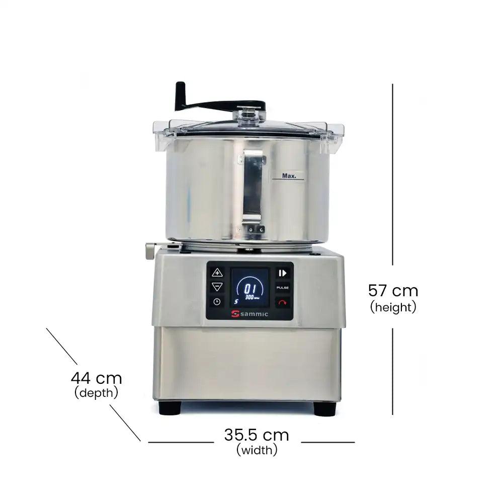 Sammic KE-5V Food-Processor Bowl Capacity 5.5 Liters 1500W - HorecaStore