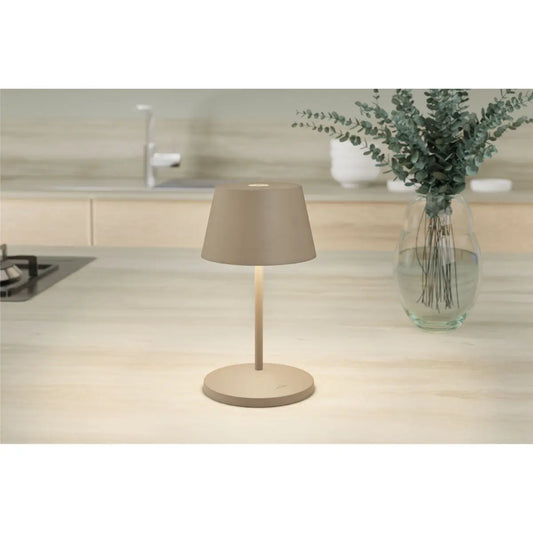 Villeroy & Boch Seoul 2.0 table lamp, H20 cm, matte finish, Sand, 6 Light