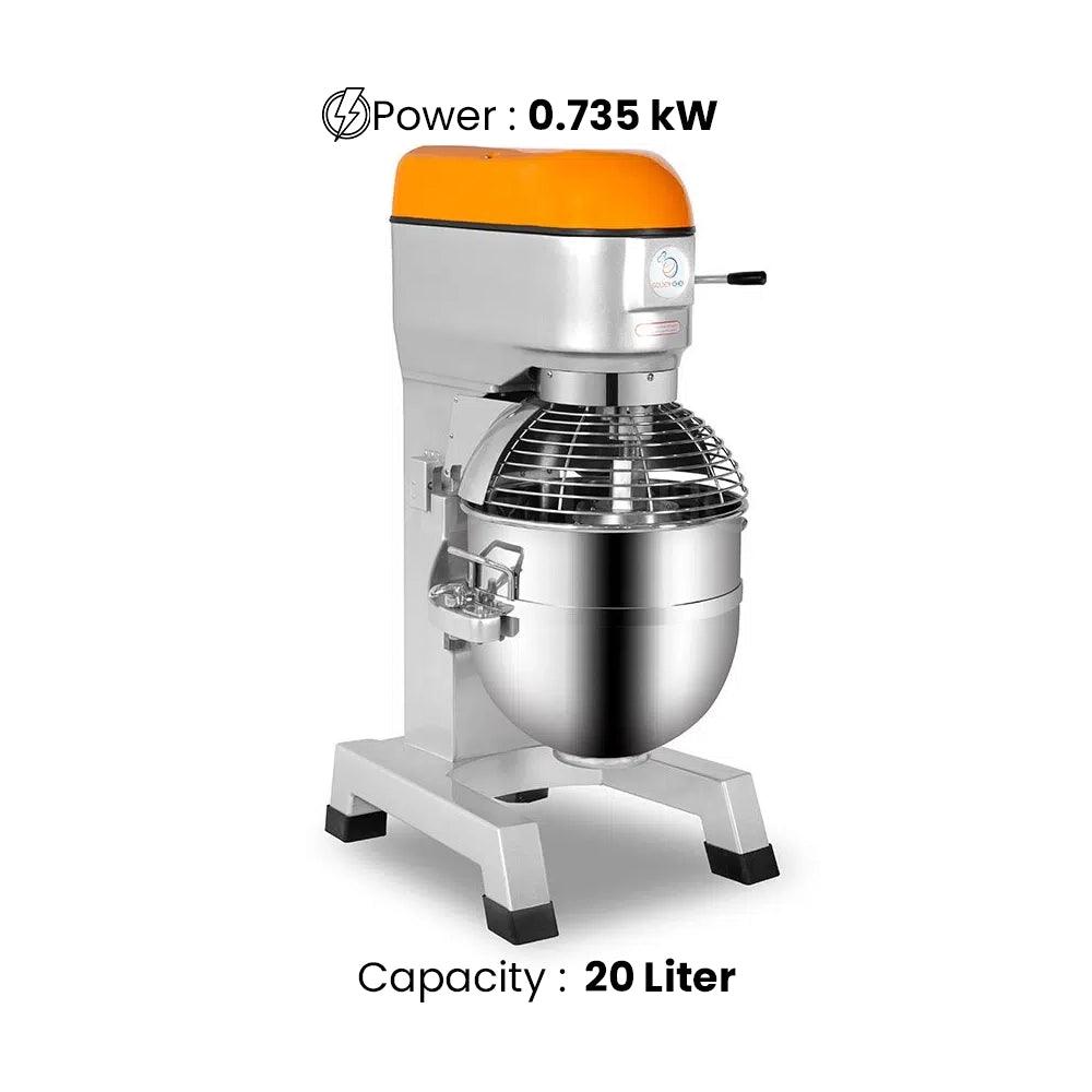 THS BT 20 Food Mixer, Capacity 20 L 735 W, 83.5 x 52.5 x 50 cm - HorecaStore