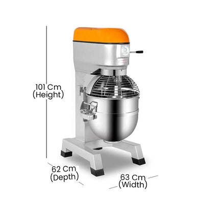 THS BT 30 Food Mixer, Capacity 30 L 1.1 kW, 62 x 63 x 101.1 cm - HorecaStore