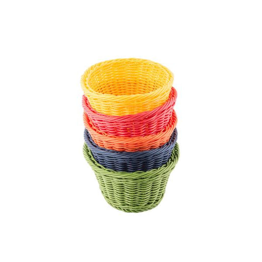 Tablecraft HM1174A Handwoven Baskets Ridal Color Assorted Collection 9"