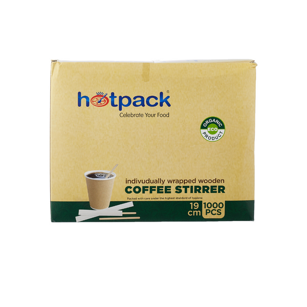 hotpack wrapped wooden stirrer 14 cm 5000 pcs