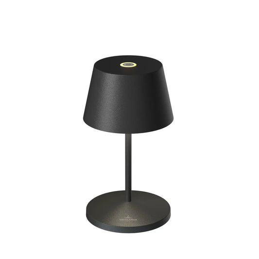 Villeroy & Boch Seoul 2.0 table lamp, H20 cm, matte finish, Black, Single Light