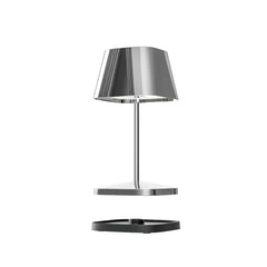 Villeroy & Boch Neapel 2.0 table lamp, H20 cm, glossy finish, Chrome, Single Light