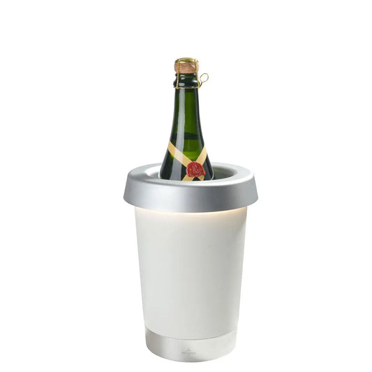 Villeroy & Boch Bordeaux wine cooler with light, White