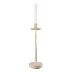 Villeroy & Boch Aarhus table lamp with candle holder, H30 cm, Sand, Single Light