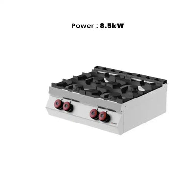 Desco FA072T0 Gas Range 4 Burner 17 kW - HorecaStore