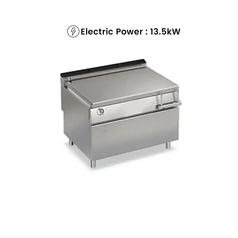 Baron Q90BR/EM120 Electric Bratt Pan With Motorised Tilting 120 L, Power 13.5 KW - HorecaStore