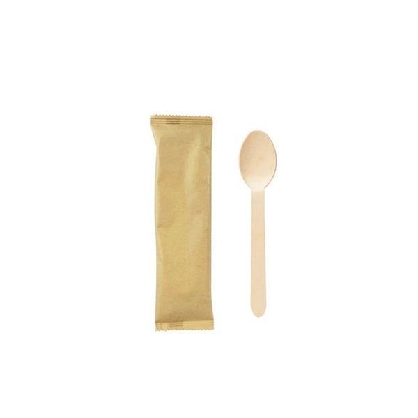 hotpack wrapped wooden dessert spoons 500 pcs