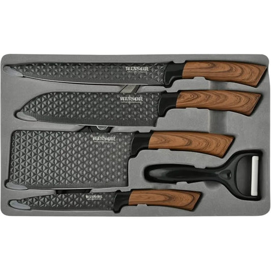 WINSOR WR80811 6 PIECES NON STICK KNIFE SET