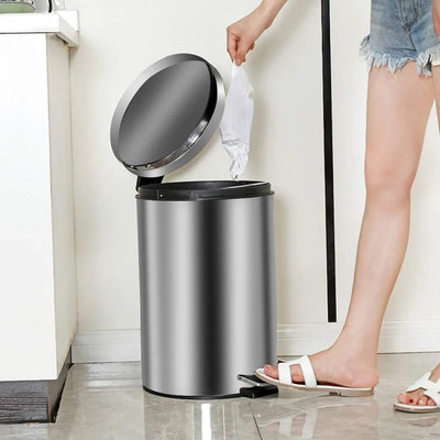 WINSOR WR80821 STAINLESS STEEL  STEP BIN - 8 LTR