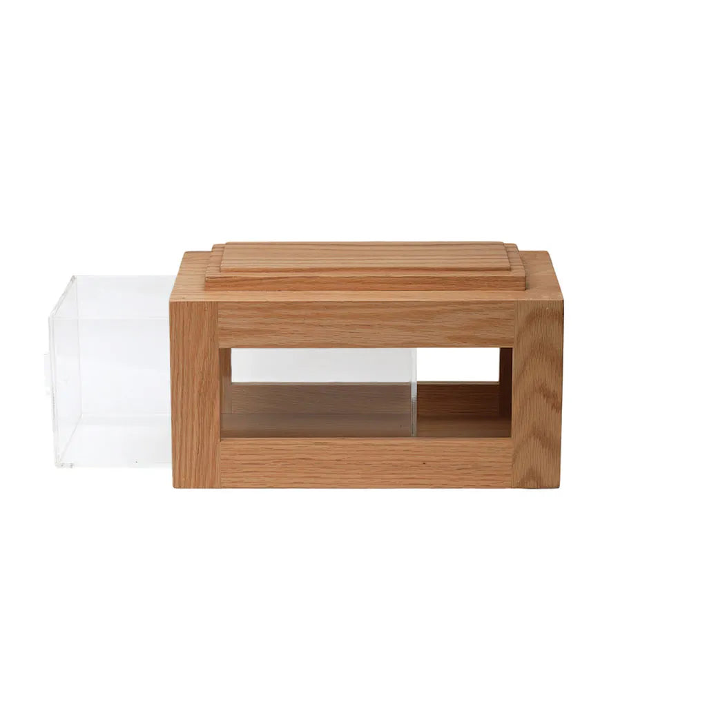 Acrylic Single Hallo Bread Box, L 16.5 x W 30 x H 9cm