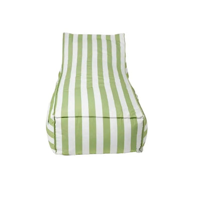 Ambar Relax Sis Floating Bean Bag Green Lime Stripes, 180 x 110 x 35 cm