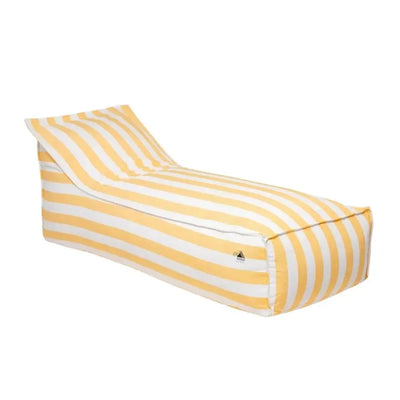 Ambar Relax Sis Floating Bean Bag Yellow Stripes, 180 x 110 x 35 cm