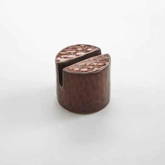 American Metalcraft BHCHD1 Aluminum Hammered Finish Round Card Holder Copper, Ø 2 cm X H 2 cm