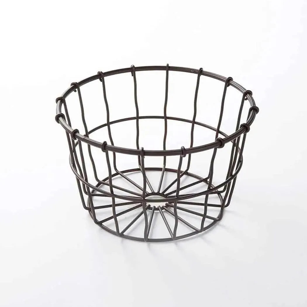 American Metalcraft WBBM Steel Large Round Wire basket Bronze 18 X 11 cm