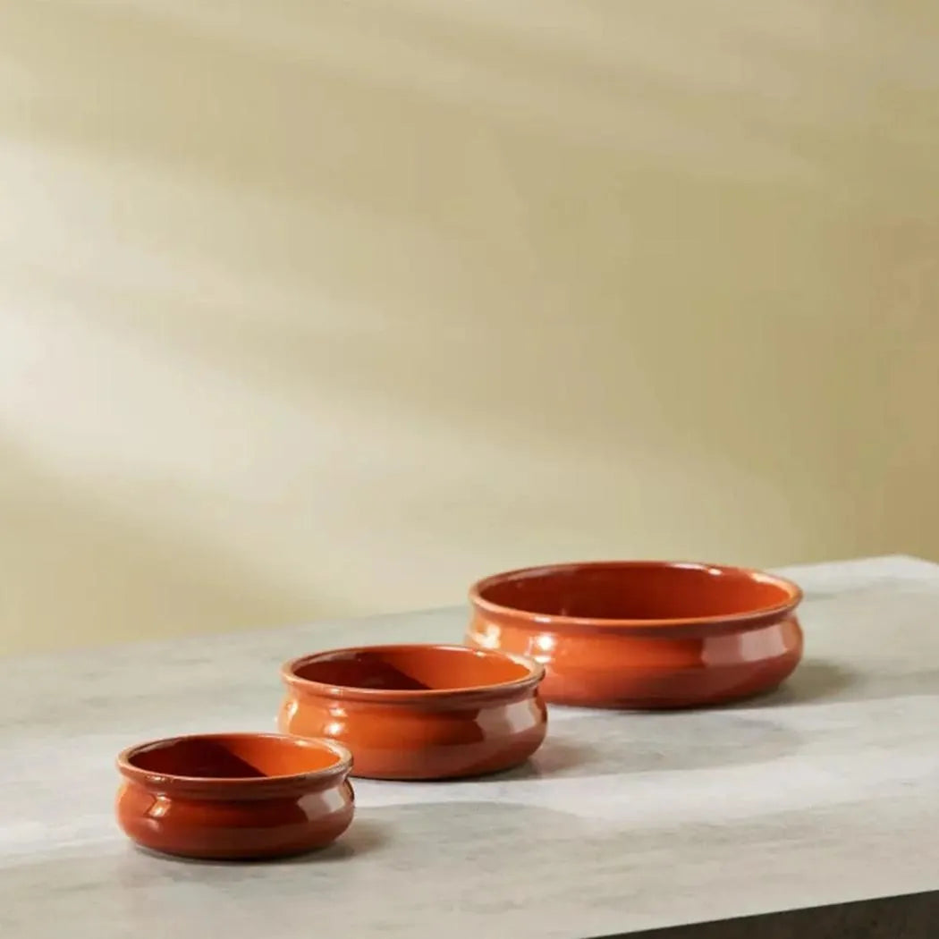 Arte Regal Clay Belly Cooking Bowl Brown, 18 cm