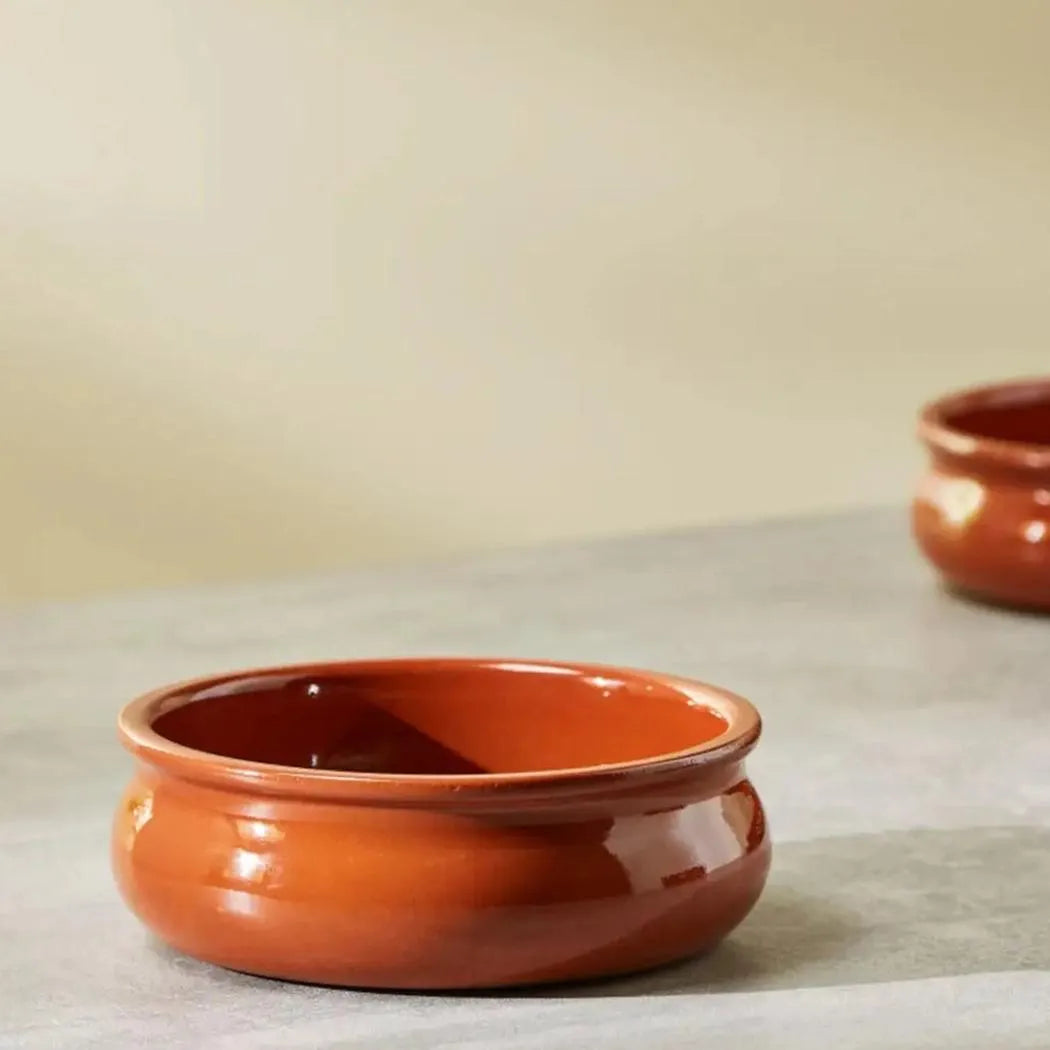 Arte Regal Clay Belly Cooking Bowl Brown, 24 cm