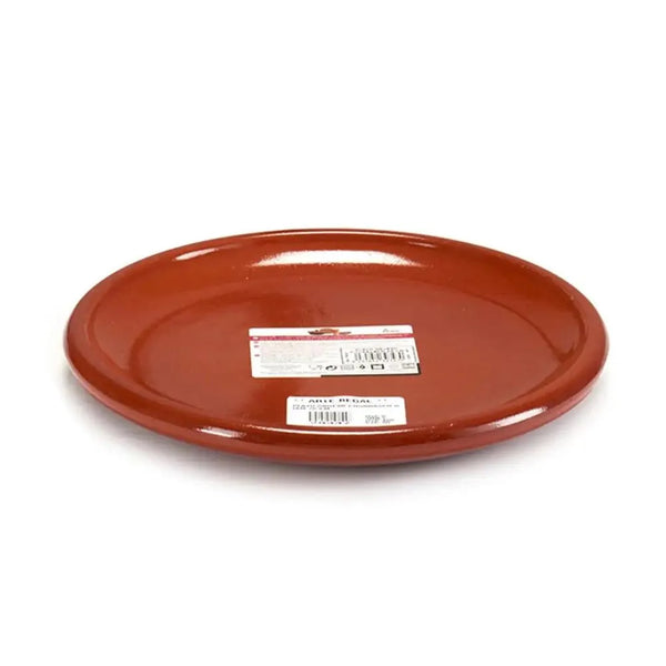 Arte Regal Clay Steak Thick Plate Brown, 26 cm